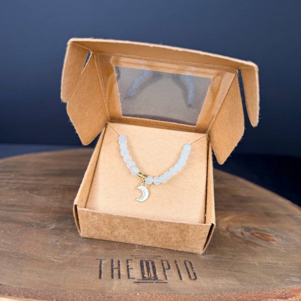Collana Pietra di Luna con Ciondolo Luna